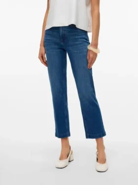Awalice High Rise Mom Fit Jeans