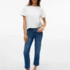 Awalice High Rise Mom Fit Jeans