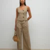 Awayah High Waist Trousers