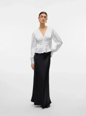 Awbea High Waist Long Skirt