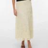 Awblakely High Waist Long Skirt