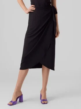 Awfrances High Waist Midi Skirt
