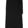 Awfrances High Waist Midi Skirt