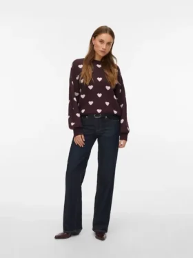 Awheart Knitted Pullover