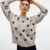 Awheart Knitted Pullover