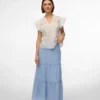 Awkeeley High Waist Long Skirt