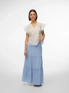 Awkeeley High Waist Long Skirt