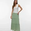 Awkeeley High Waist Long Skirt