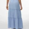 Awkeeley High Waist Long Skirt