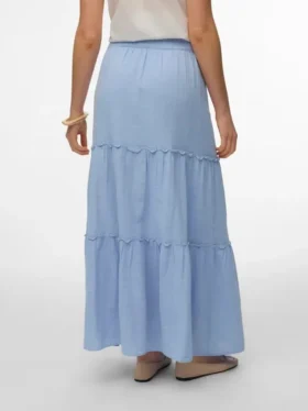 Awkeeley High Waist Long Skirt