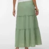 Awkeeley High Waist Long Skirt