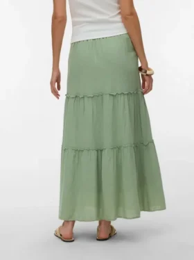 Awkeeley High Waist Long Skirt
