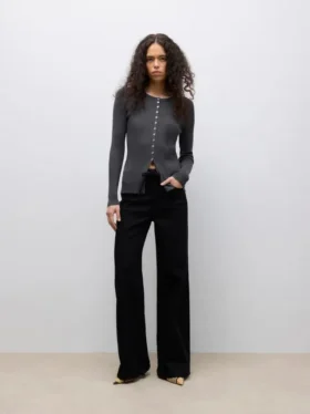 Awmaddie High Rise Wide Leg Fit Jeans