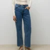 Awrena Mid Rise Wide Leg Fit Jeans