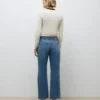 Awrena Mid Rise Wide Leg Fit Jeans