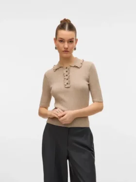 Awshirli Knit Polo-Shirt