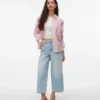 Awsienna High Rise Cropped Fit Jeans