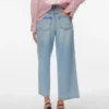 Awsienna High Rise Cropped Fit Jeans