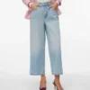 Awsienna High Rise Cropped Fit Jeans