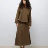 Awtala High Waist Long Skirt