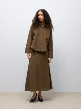 Awtala High Waist Long Skirt