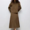 Awtala High Waist Long Skirt