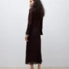 Awurshila Mid Waist Long Skirt