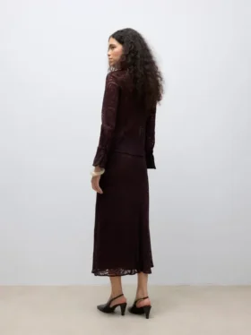 Awurshila Mid Waist Long Skirt