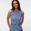 Bodycon Fit Boat Neck Top
