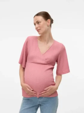 Bodycon Fit V-Neck Top