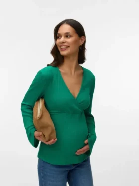 Bodycon Fit V-Neck Top