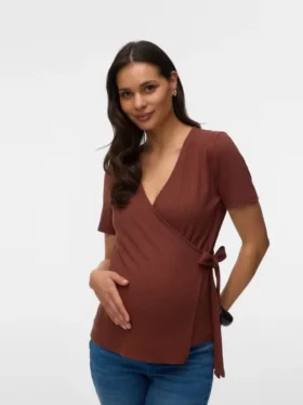 Bodycon Fit V-Neck Top
