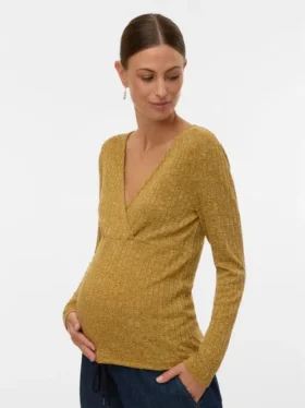 Bodycon Fit V-Neck Top