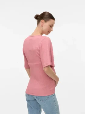 Bodycon Fit V-Neck Top