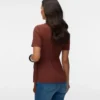 Bodycon Fit V-Neck Top