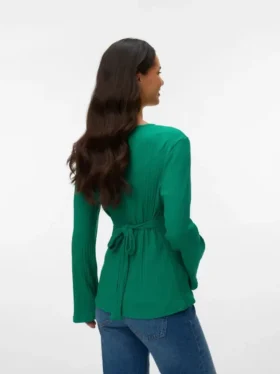 Bodycon Fit V-Neck Top
