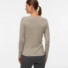 Bodycon Fit V-Neck Top