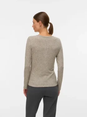 Bodycon Fit V-Neck Top