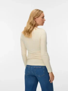 Bodycon Fit V-Neck Top