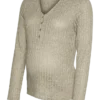 Bodycon Fit V-Neck Top