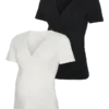 Bodycon Fit V-Neck Top