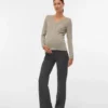 Bodycon Fit V-Neck Top
