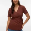 Bodycon Fit V-Neck Top