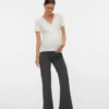 Bodycon Fit V-Neck Top