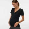 Bodycon Fit V-Neck Top