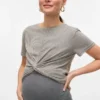 Cropped Fit Round Neck Top Cropped Fit Round Neck Top