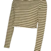 Cropped Fit Round Neck Top