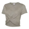 Cropped Fit Round Neck Top Cropped Fit Round Neck Top