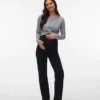 Cropped Fit Round Neck Top