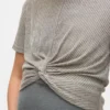 Cropped Fit Round Neck Top Cropped Fit Round Neck Top
